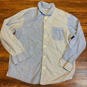 Solid & Stripe Blue Oxford Stripe Button Down Shirt Adult Size M